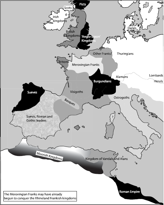 Europa occidental, año 506, por Guy Halsall