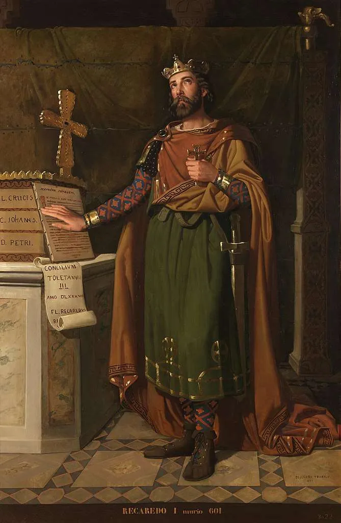 Recaredo I (1857) por Dióscoro Teófilo Puebla y Tolín