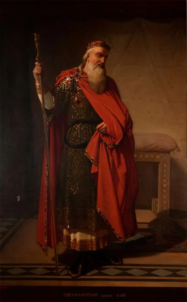 Chindasvinto (1854) por Juan de Barroeta