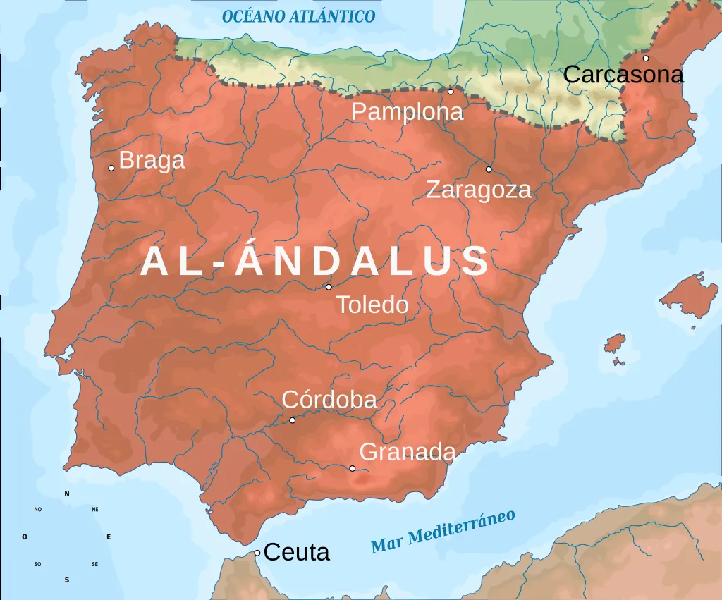 Al-Ándalus en el 732
