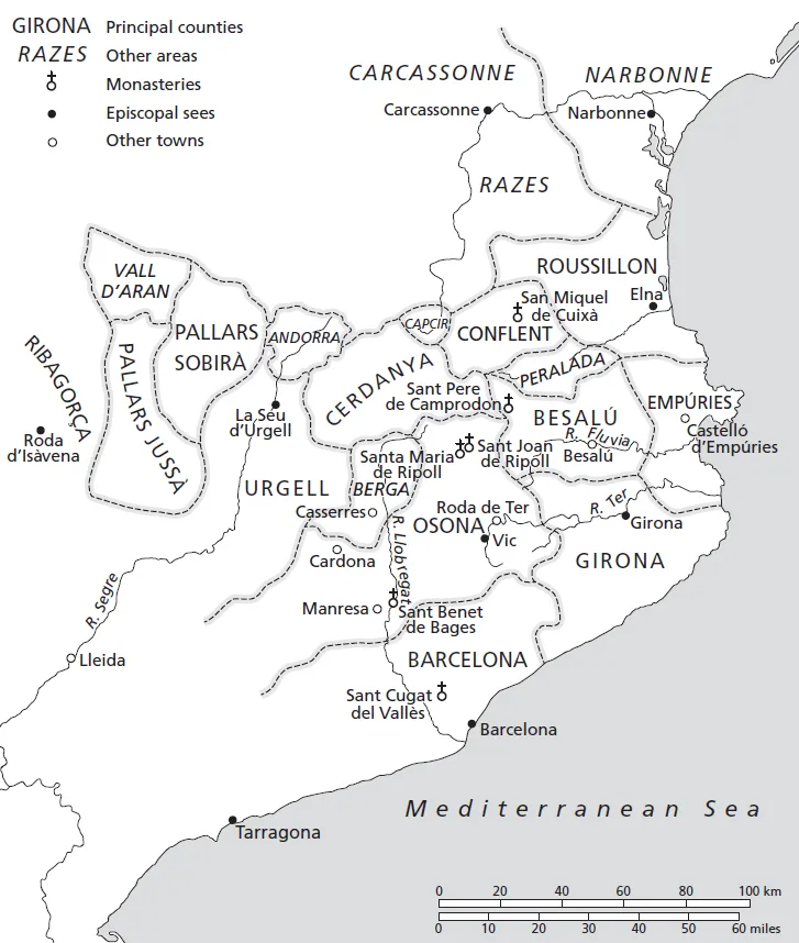 Condados carolingios de la Marca Hispánica, por Cullen J. Chandler