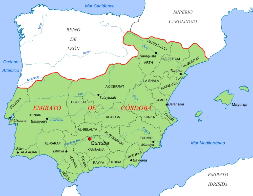 Coras del Emirato de Córdoba en el siglo X