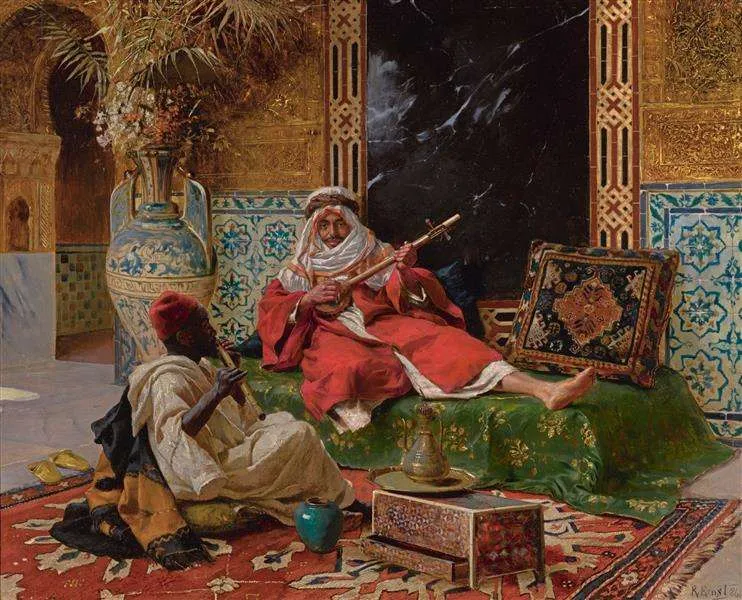 El músico (1886), por Rudolf Ernest