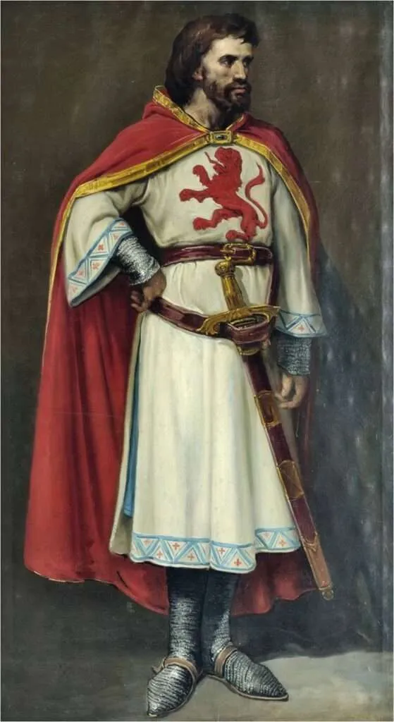 Ramiro II de Léon (c. 1892), por José María Rodríguez de Losada