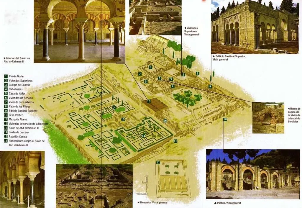 Plano del Conjunto Arqueológico de Madinat al-Zahra