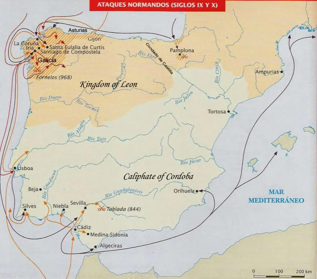 Ataques normandos, siglos IX y X