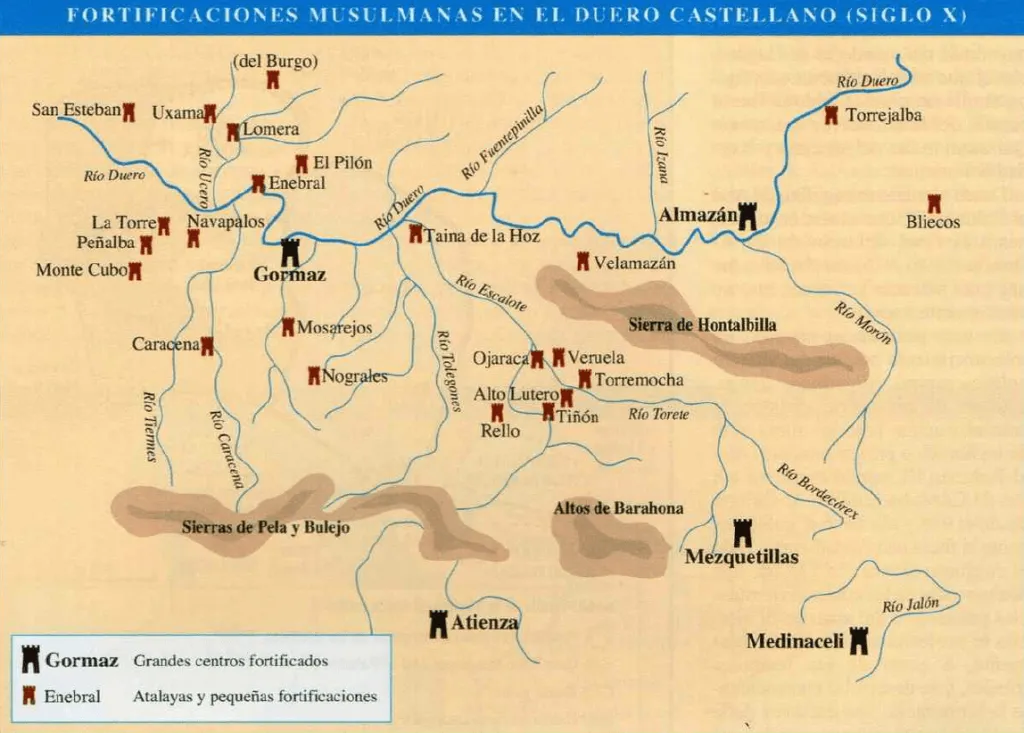Fortificaciones musulmanas del Duero castellano, siglo X, por José María Monsalvo Antón