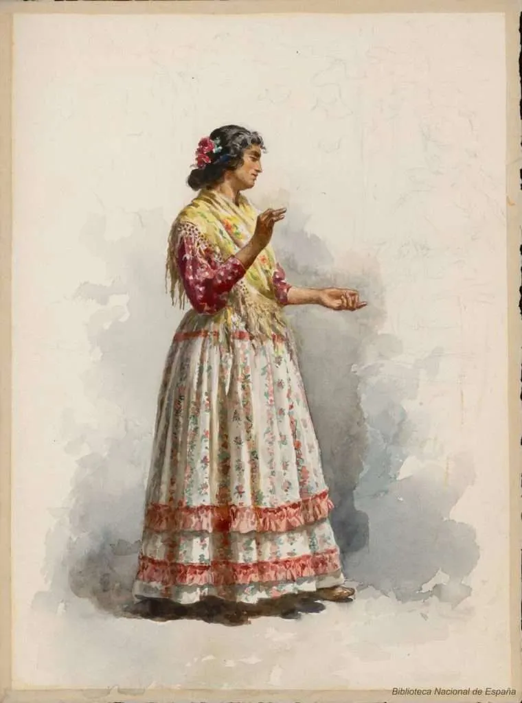 Gitana (1859-1904), por José Cebrián García