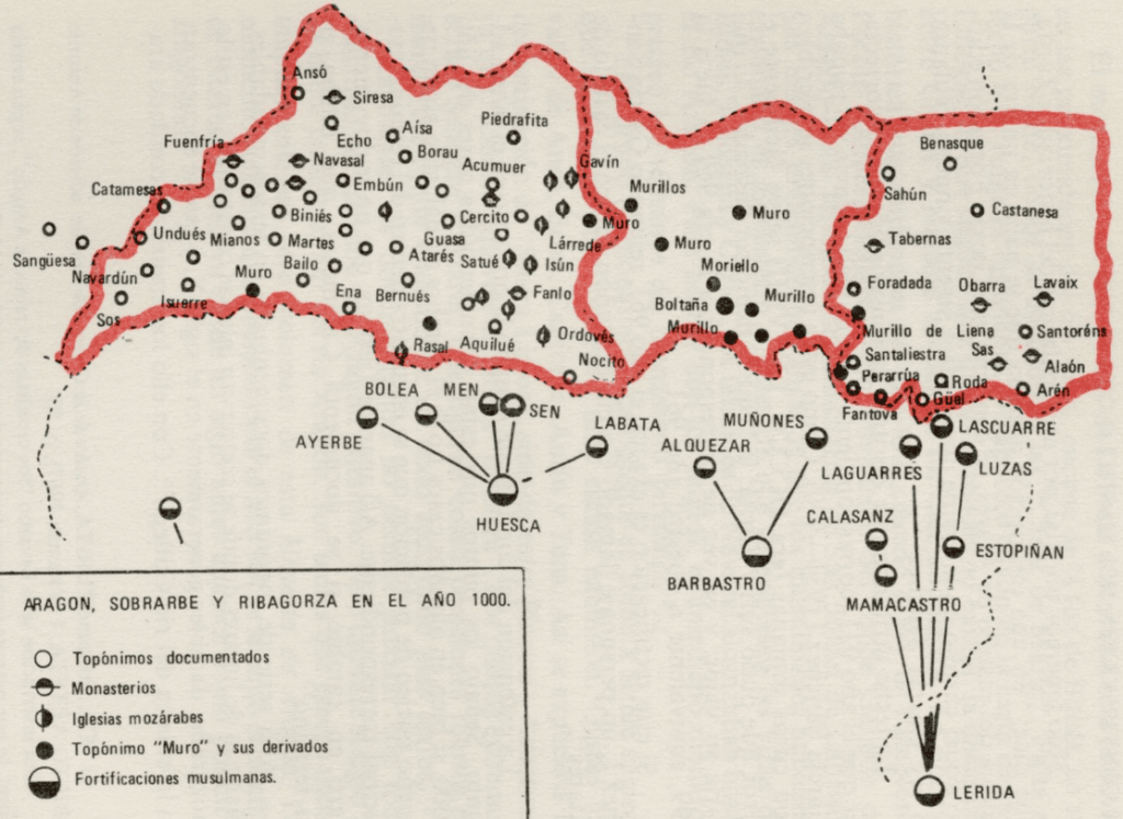 Condados de Aragón, Sobrarbe y Ribagorza en el año 1000, por Antonio Ubieto