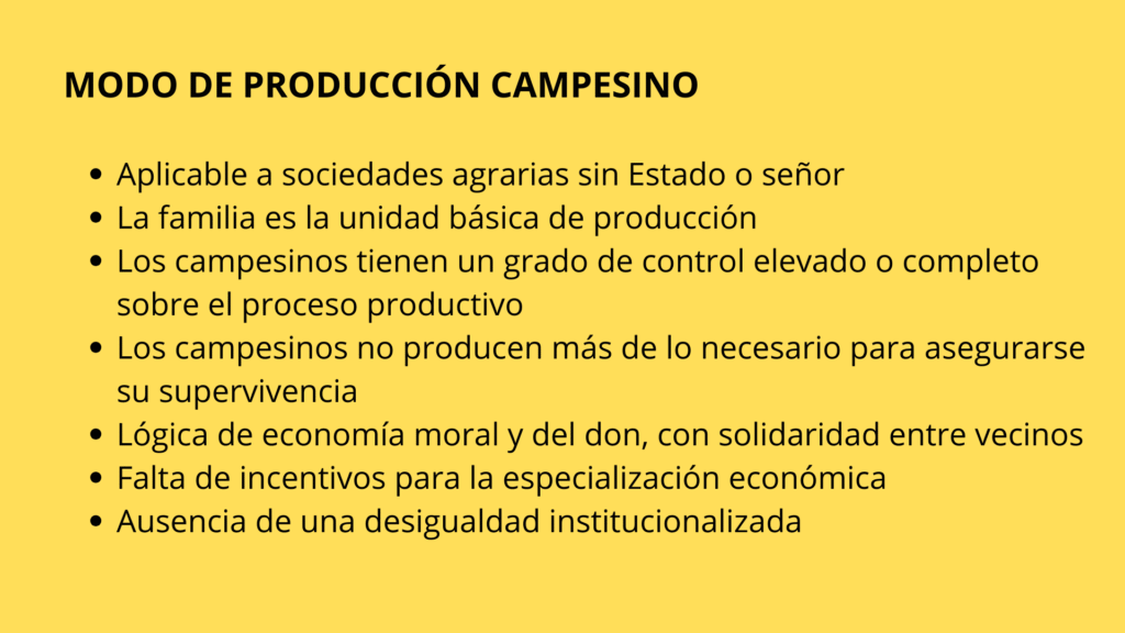 Modo de producción campesino