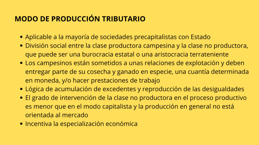 Modo de producción tributario