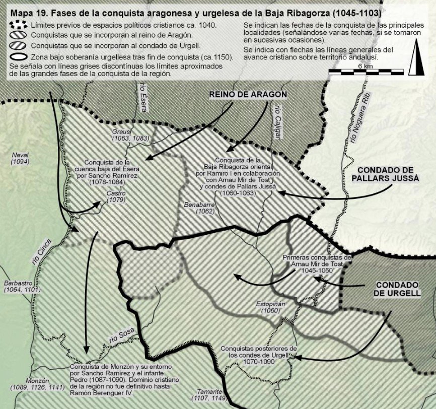 Conquista aragonesa y urgelesa de la Baja Ribagorza, 1045-1103, por Guillermo Tomás Faci
