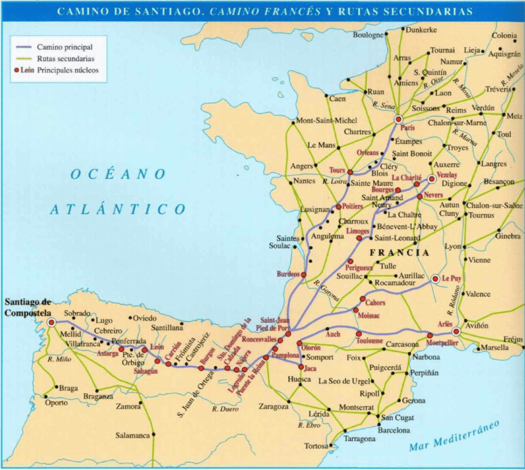 Camino de Santiago y Camino francés, por José María Monsalvo Antón